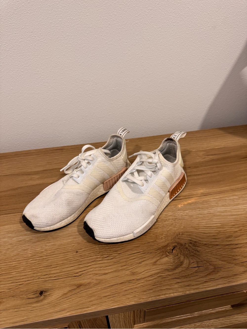 Women’s Adidas NMD’s Sneakers - Cream/White
